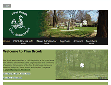 Tablet Screenshot of pinebrookcivicassociation.com